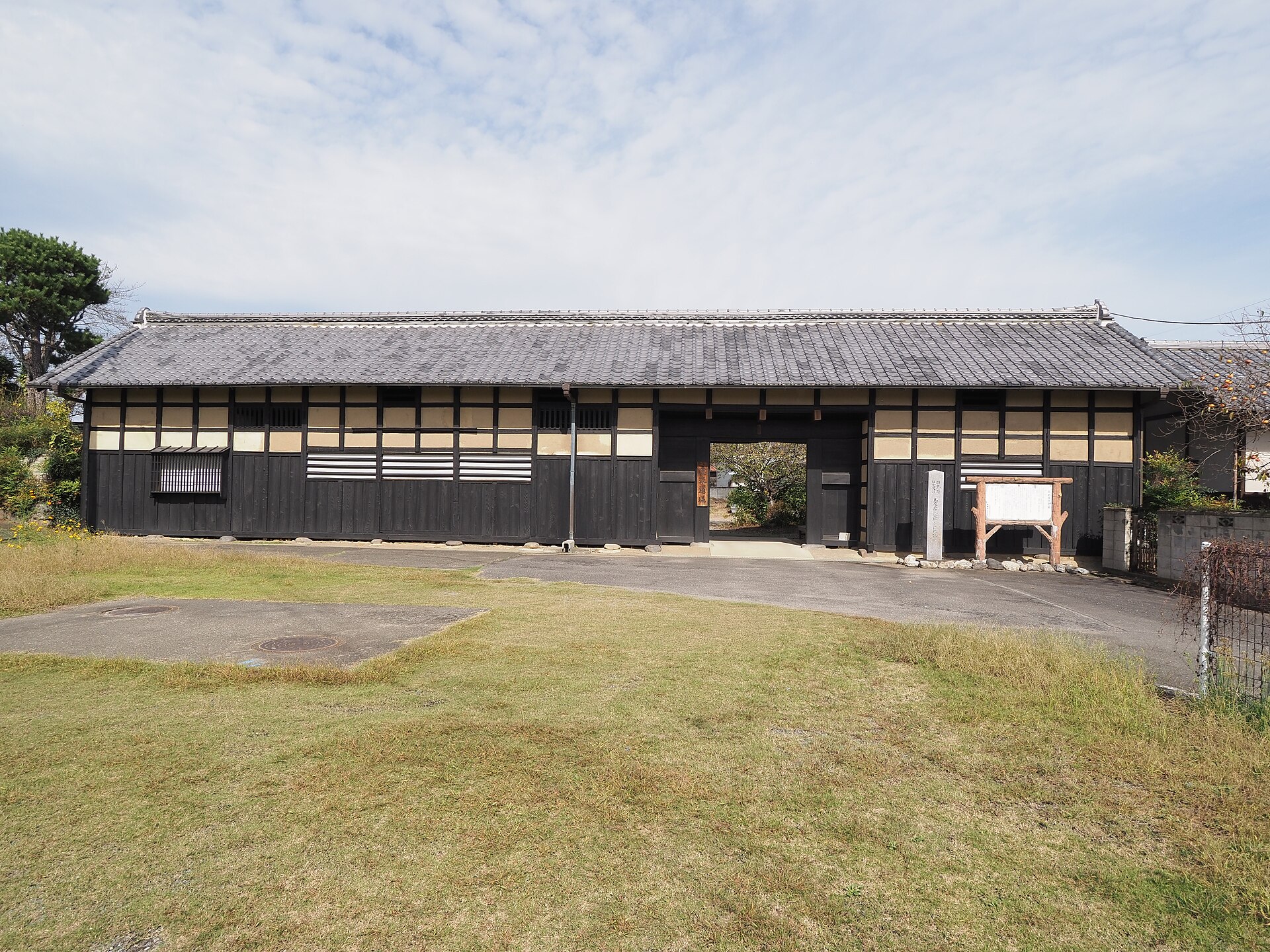 A martial arts training hall