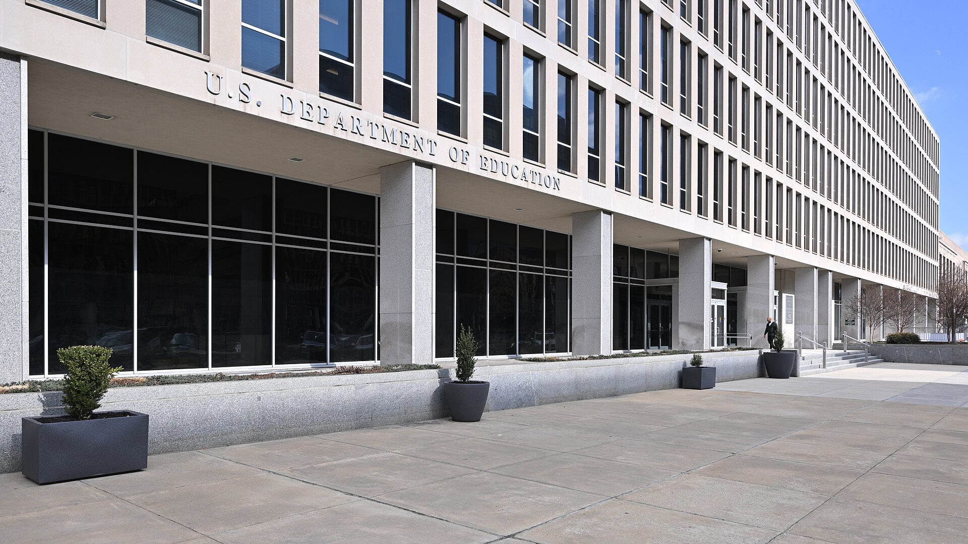 The U.S. Department of Education building in Washington