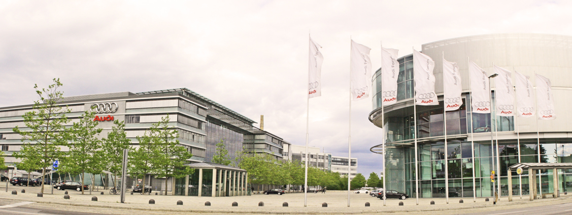 Audi headquarters in Ingolstadt, Germany