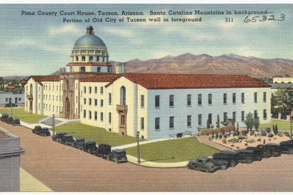 Tucson with the Santa Catalina Mountains in the background