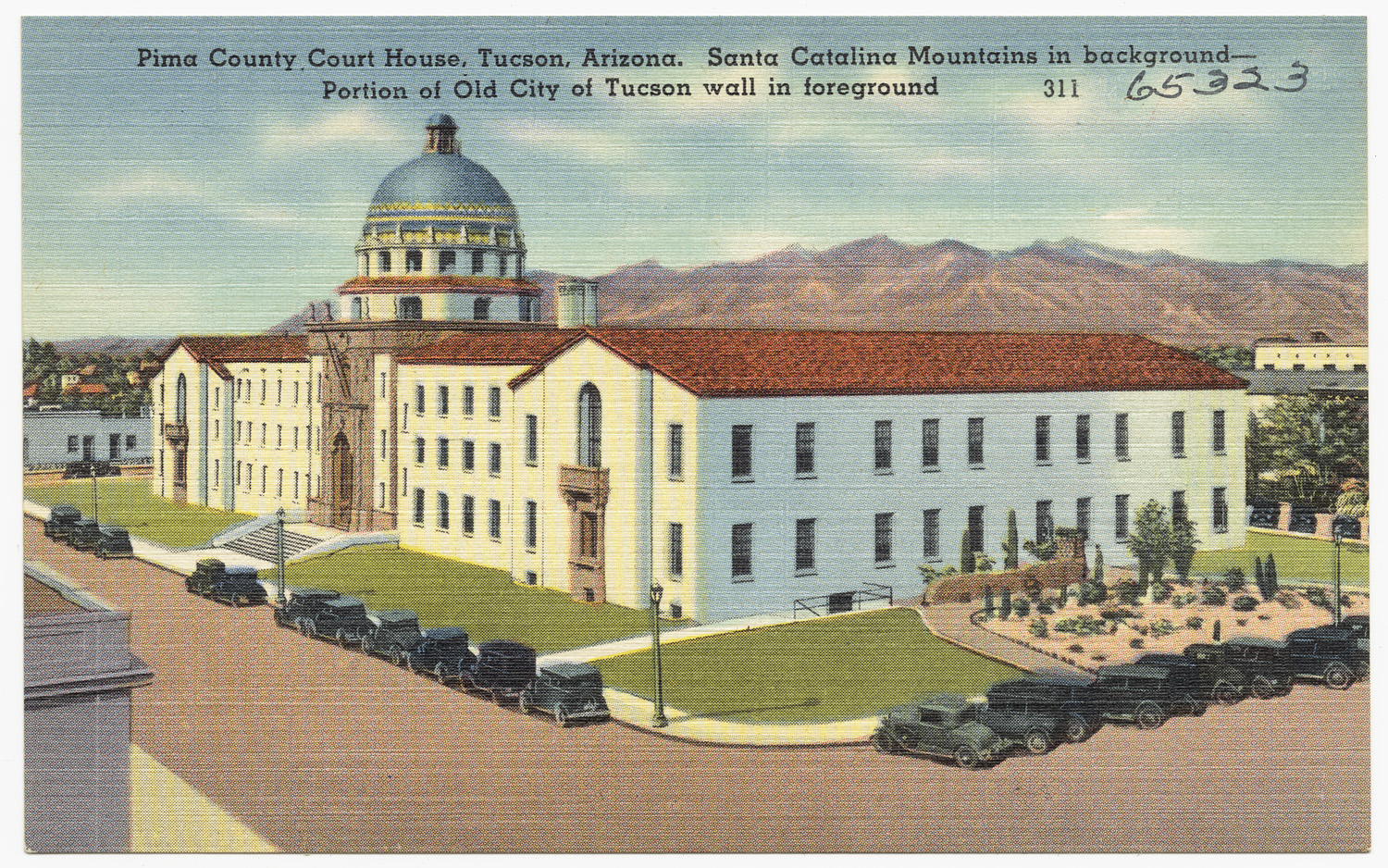 Tucson with the Santa Catalina Mountains in the background